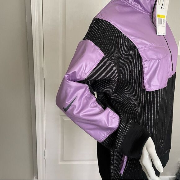 Nike City Ready 1/4 Zip Oversized Fit Purple Training Jacket Women’s Sz Small - Picture 6 of 14